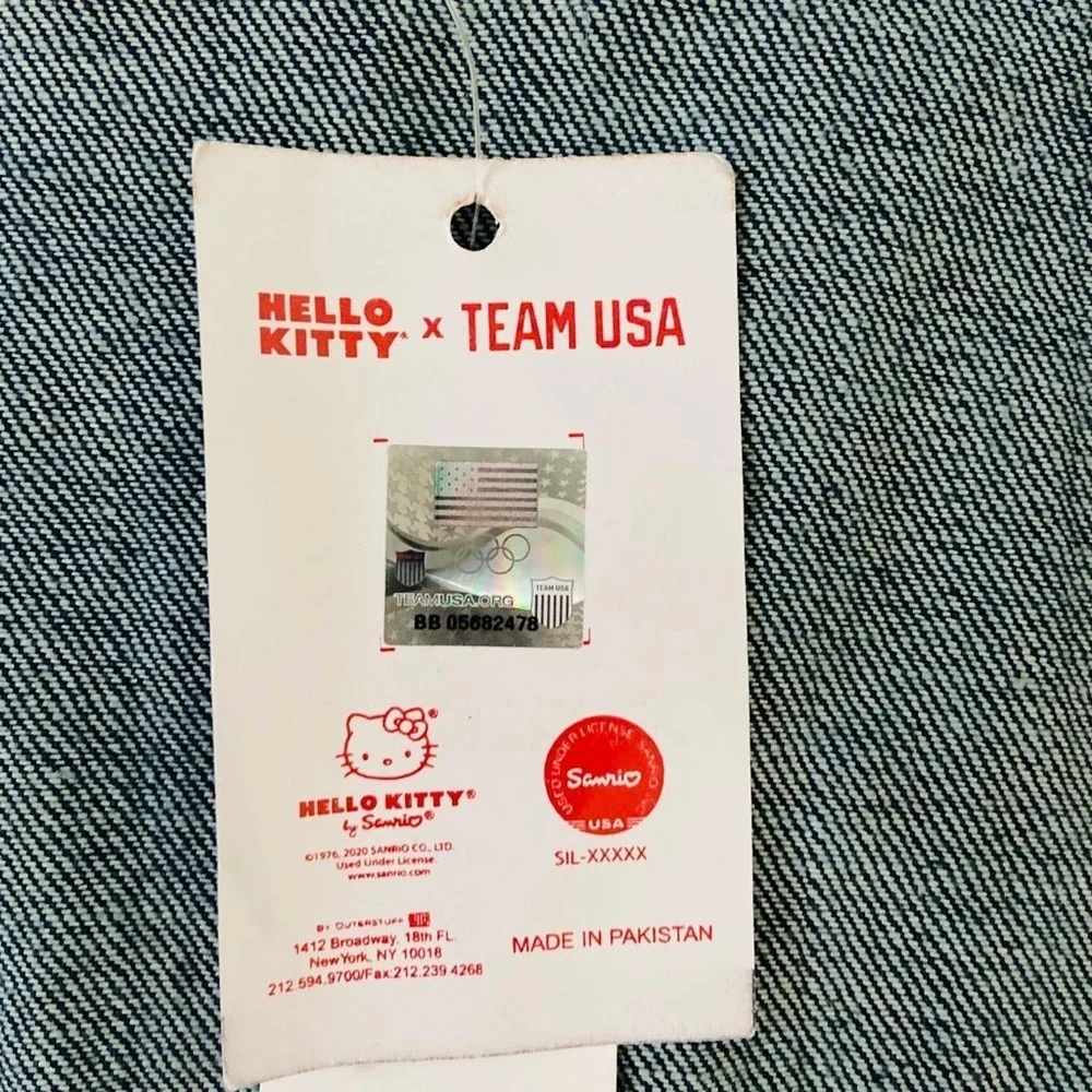 Special Edition Hello Kitty USA Olympics denim jacket - Picture 10 of 10